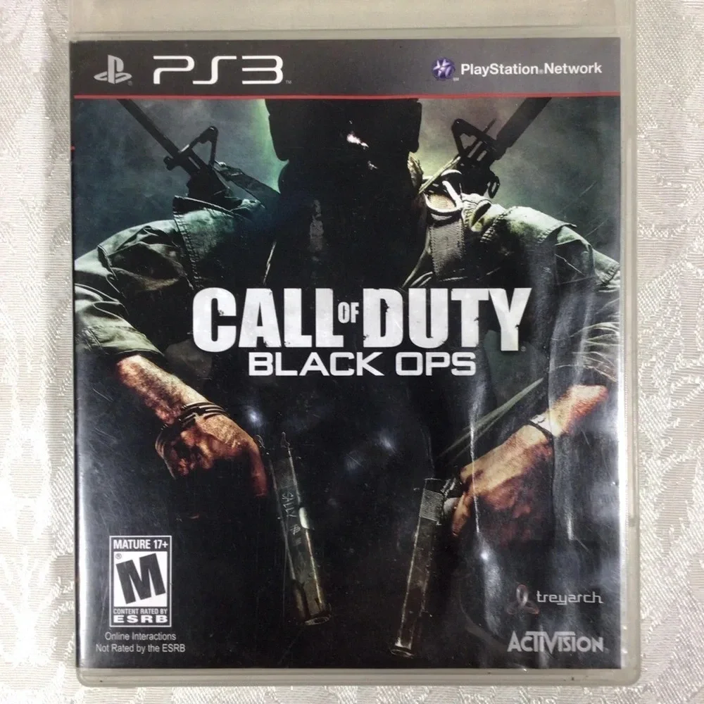PS3 Call of Duty Black Ops and Call of Duty MW3 Video Games - Rated M